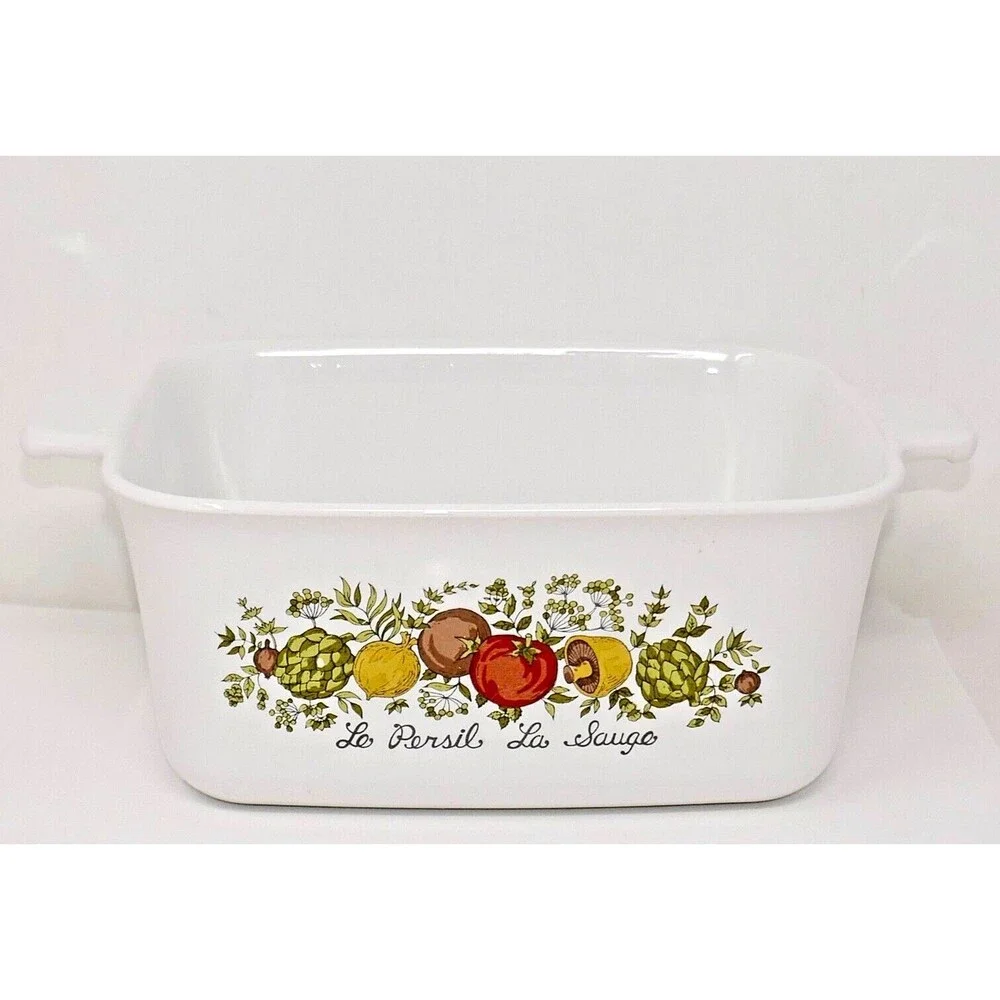 Corning Ware Spice of Life Le Persil La Sauge Casserole Dish  P-4-B